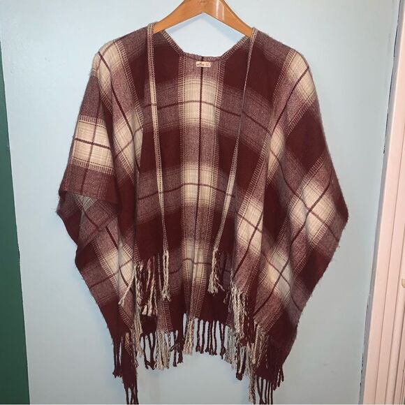 Hollister plaid Sweater Cardigan - Picture 1 of 4